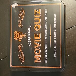 PARTY GAME Movie Quiz card game